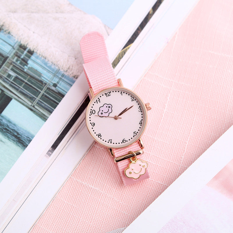 Girl Heart Watch Girl Cute Pendant Macaron Female Watch