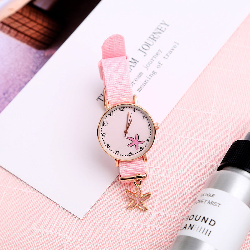 Girl Heart Watch Girl Cute Pendant Macaron Female Watch