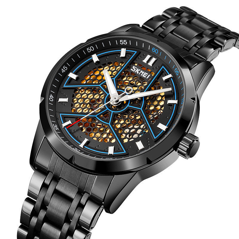 Creative Honeycomb Automatic Men's Skeleton Mechanical Watch