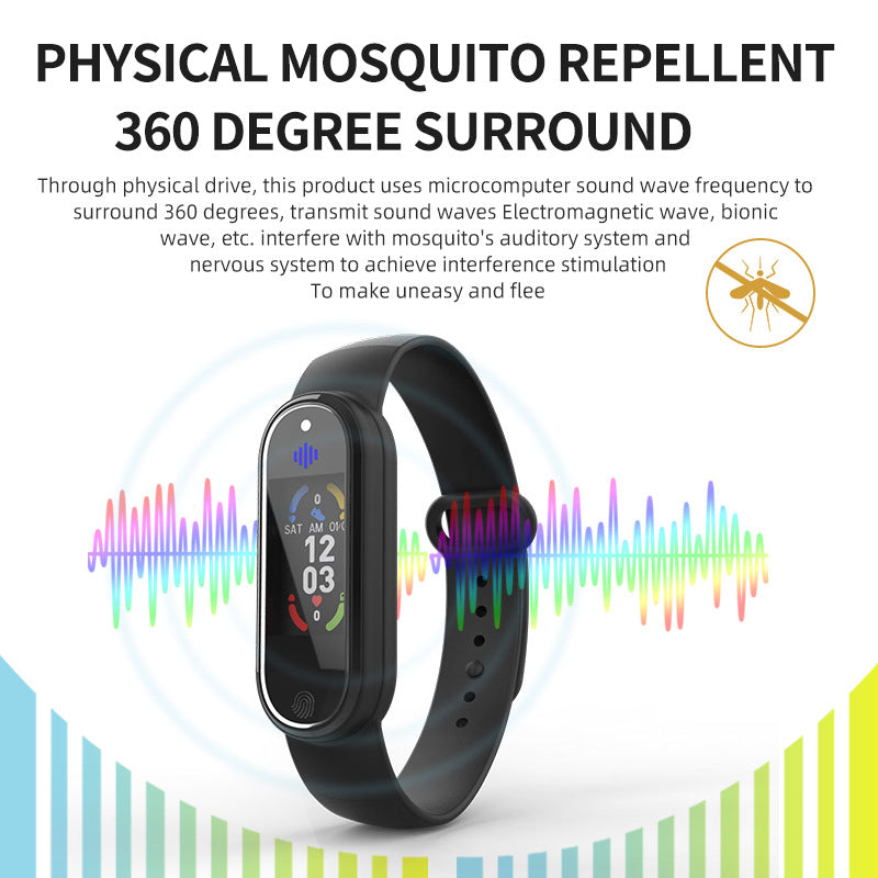 New Mosquito Repellent Bracelet Ultrasonic Insect Wristband Watch