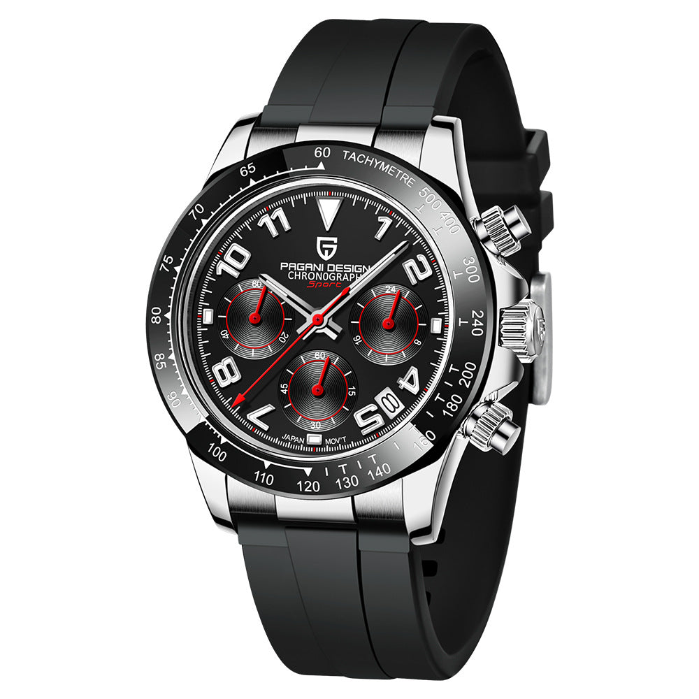 Men's Watches Quartz Multifunction Chronograph Trendy Men