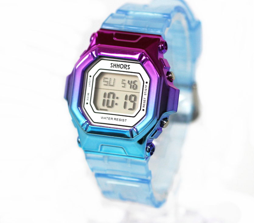 Gradient electronic watch