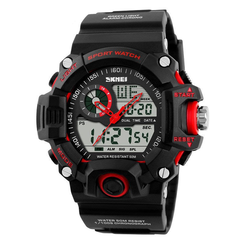 Camouflage waterproof electronic watch