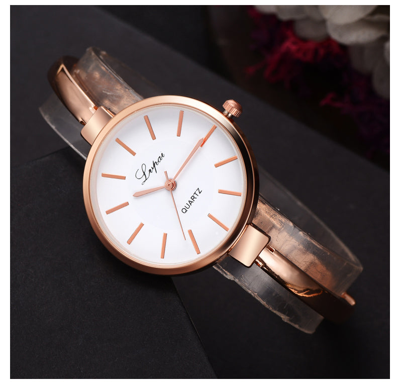 Lvpai Rose Gold Women Bracelet Watches Fashion Luxury Quartz-Watches