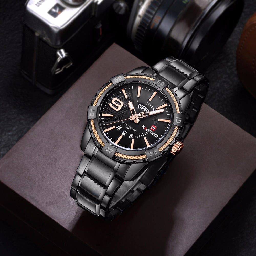 Waterproof quartz watch men's watch