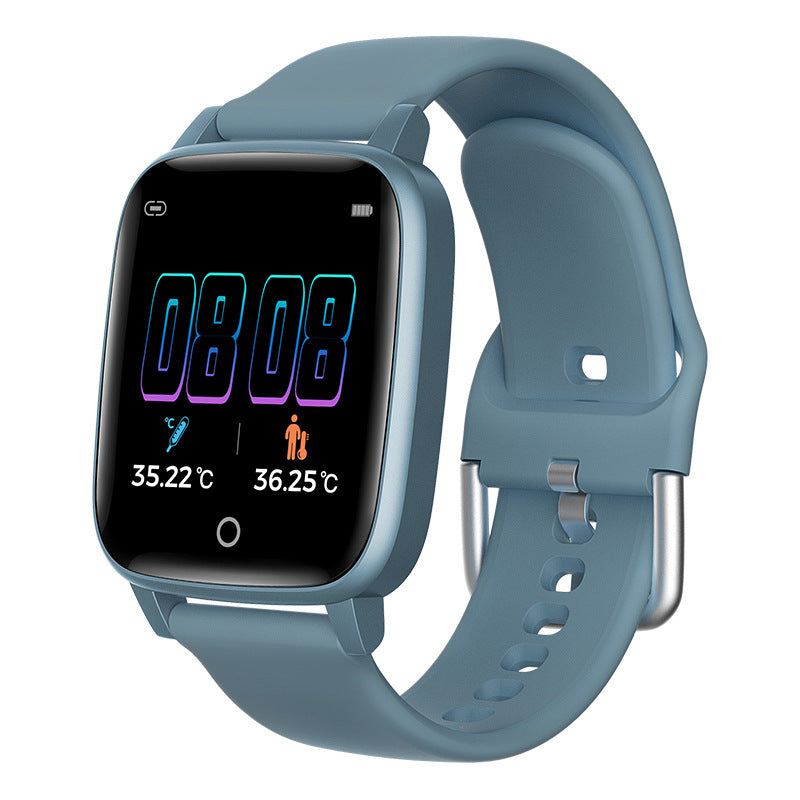 T1 color screen body temperature smart watch