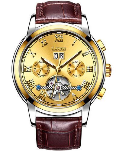 Tourbillon mechanical men's watch