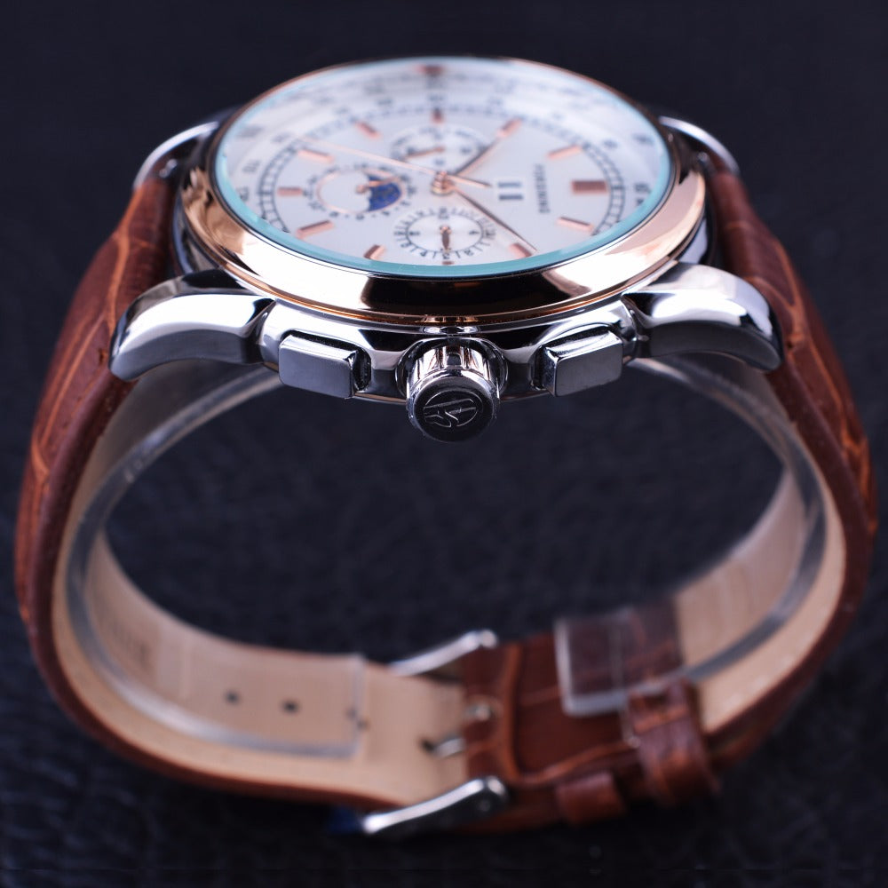 Hollow-out men's automatic mechanical watch