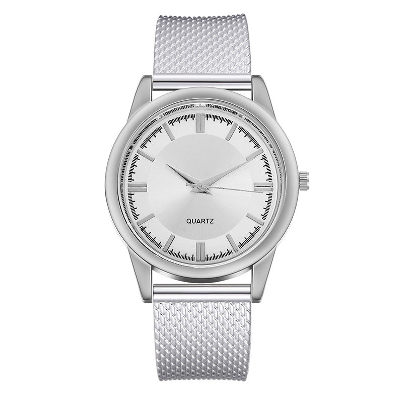 Mesh strap quartz watch