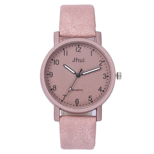 Frosted Digital Ladies Casual Belt Watch Fashion Quartz Watch