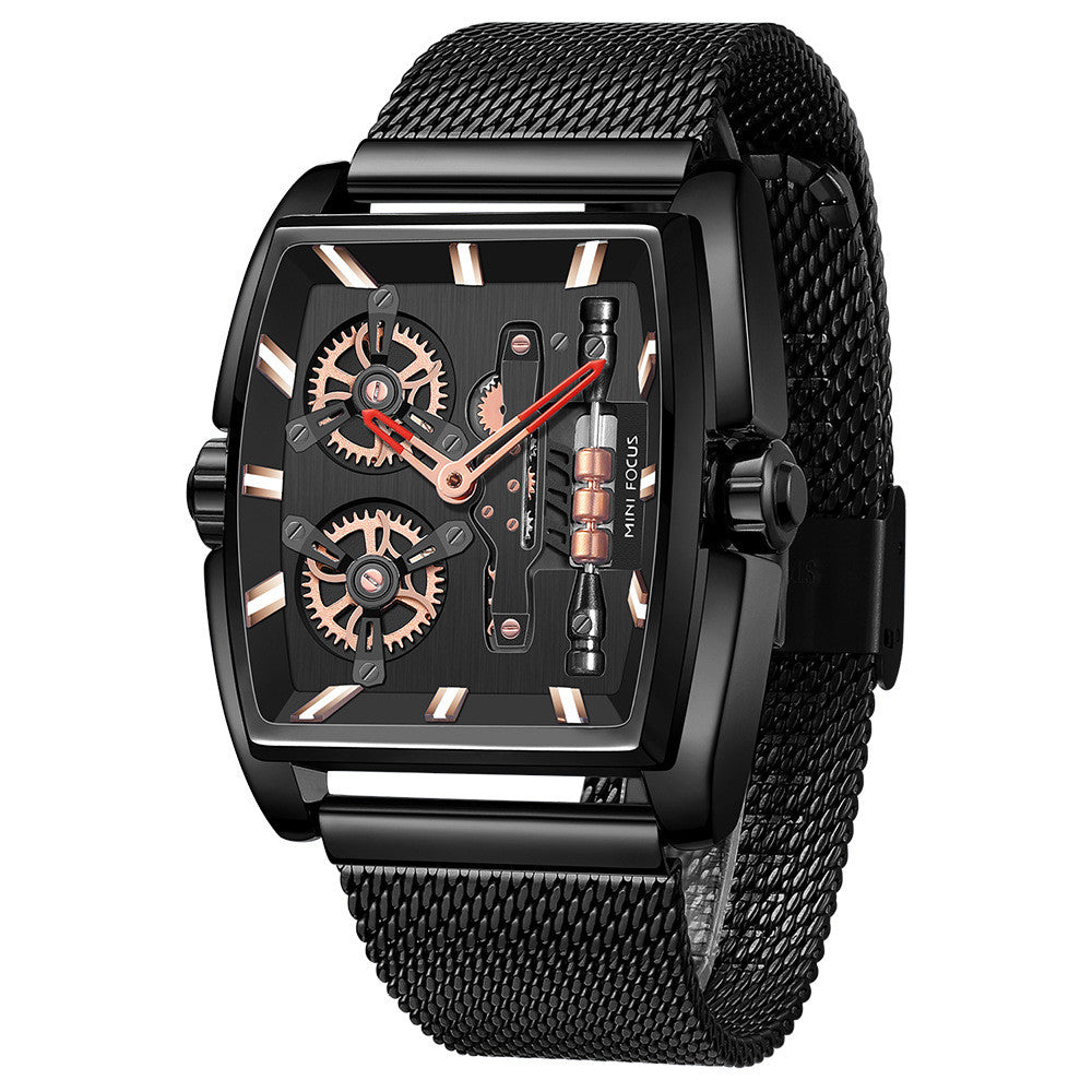 Barrel shell anti-Milan mesh belt men's watch