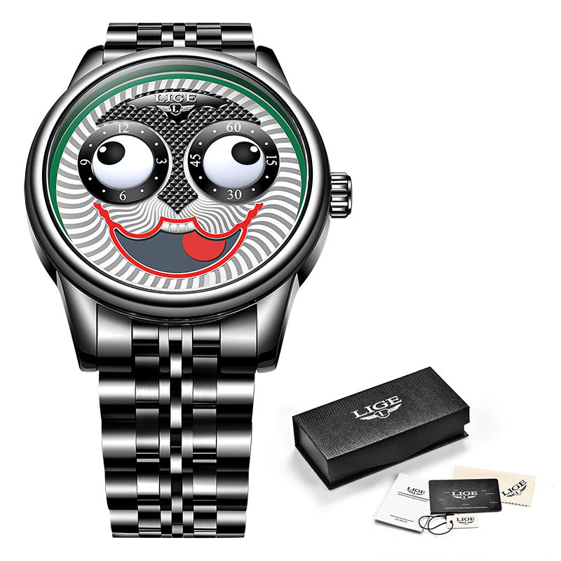 Men's mechanical watch clown waterproof watch