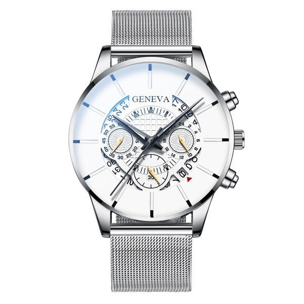 Three Eyes Men's Watch with Calendar