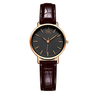 Waterproof quartz watch steel strap watch
