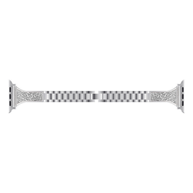 Three-bead Paste Belt Drill Stainless Steel Metal Strap
