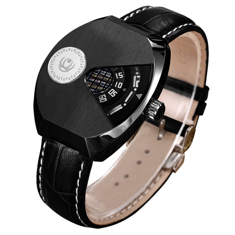 Creative non-pointer student men's waterproof watch
