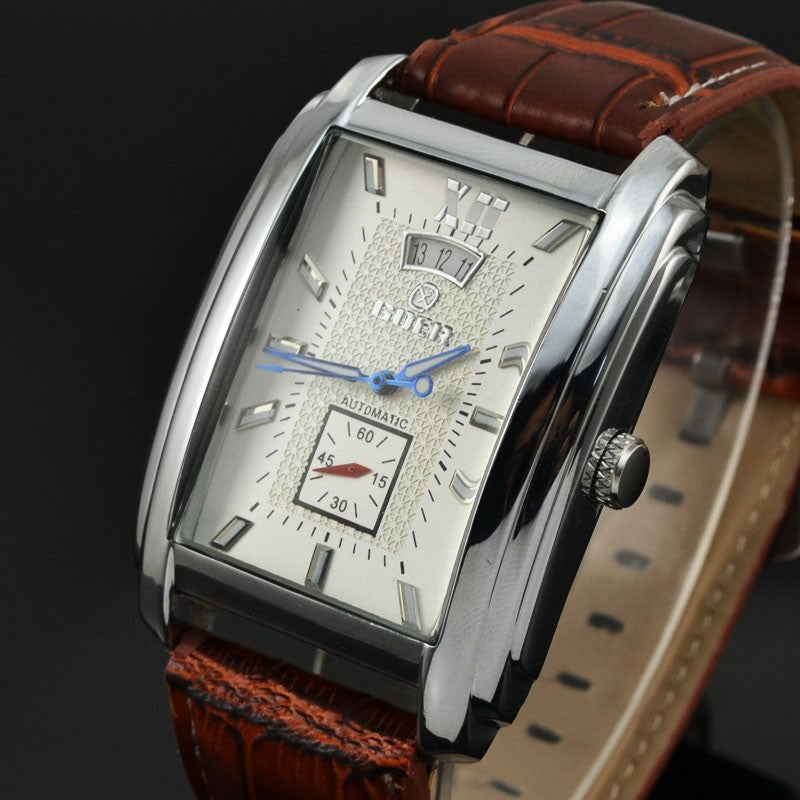 Mechanical watch men's belt watch