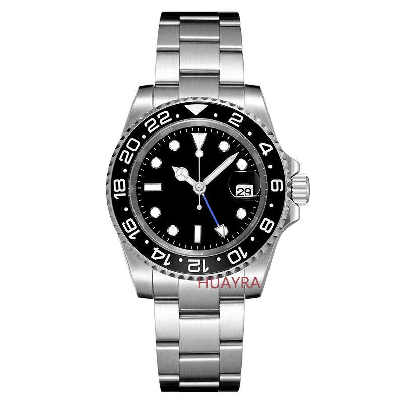 40mm automatic mechanical watch GMT