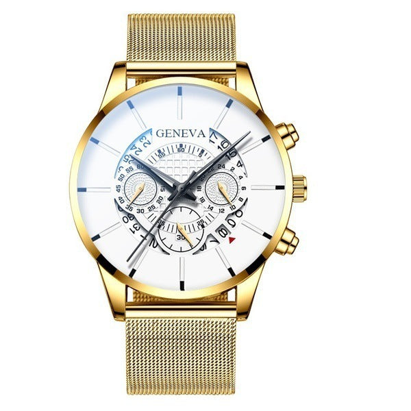 Three Eyes Men's Watch with Calendar