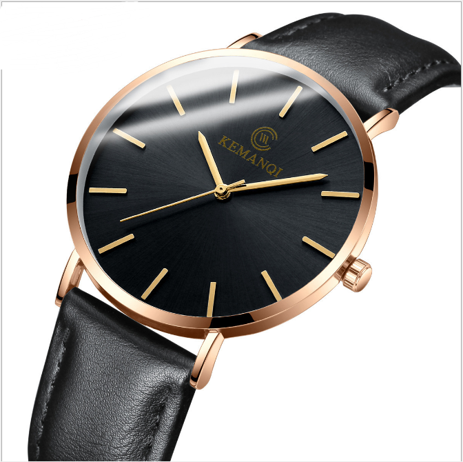 Men's Business Watch Fashion Simple Student Watch Three-Piece Quartz Belt Watch