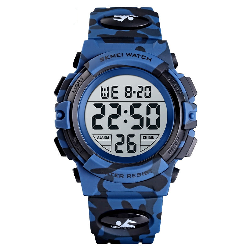 Colorful led outdoor sports children's electronic watch