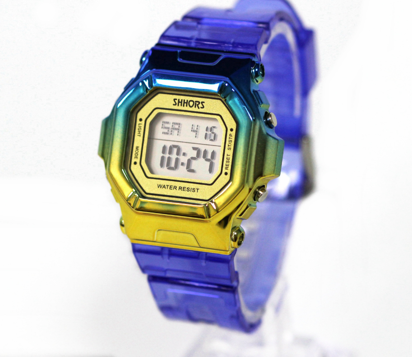 Gradient electronic watch