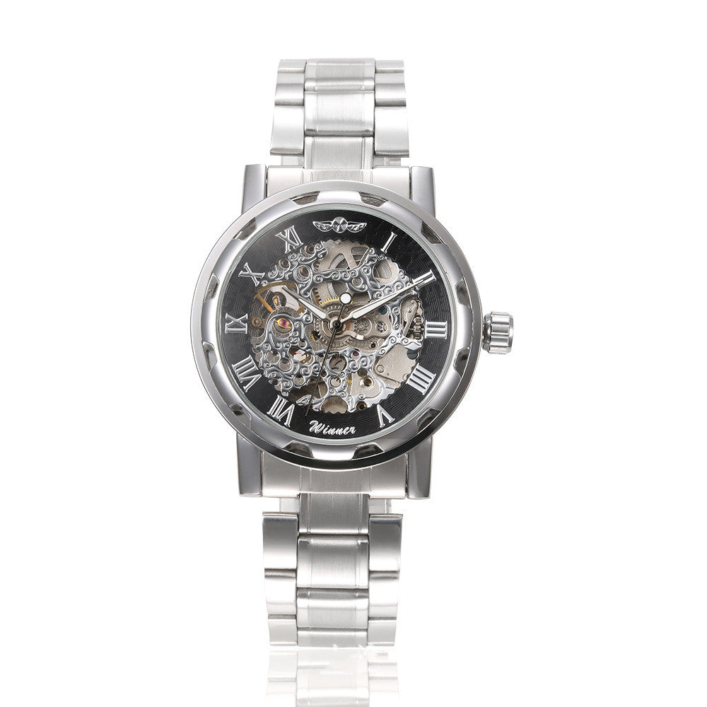 Men's Digital Skeleton Mechanical Watch