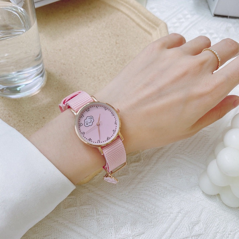 Girl Heart Watch Girl Cute Pendant Macaron Female Watch