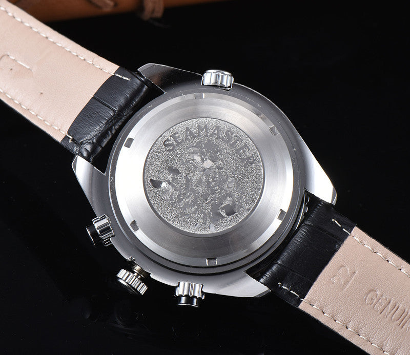 High-end business multi-function men's watch Men's six-needle machine waterproof foreign trade watch wholesale 6-pin run seconds luminous