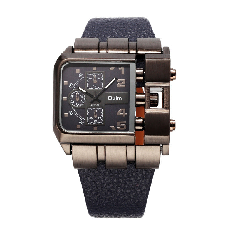 Casual single movement quartz watch