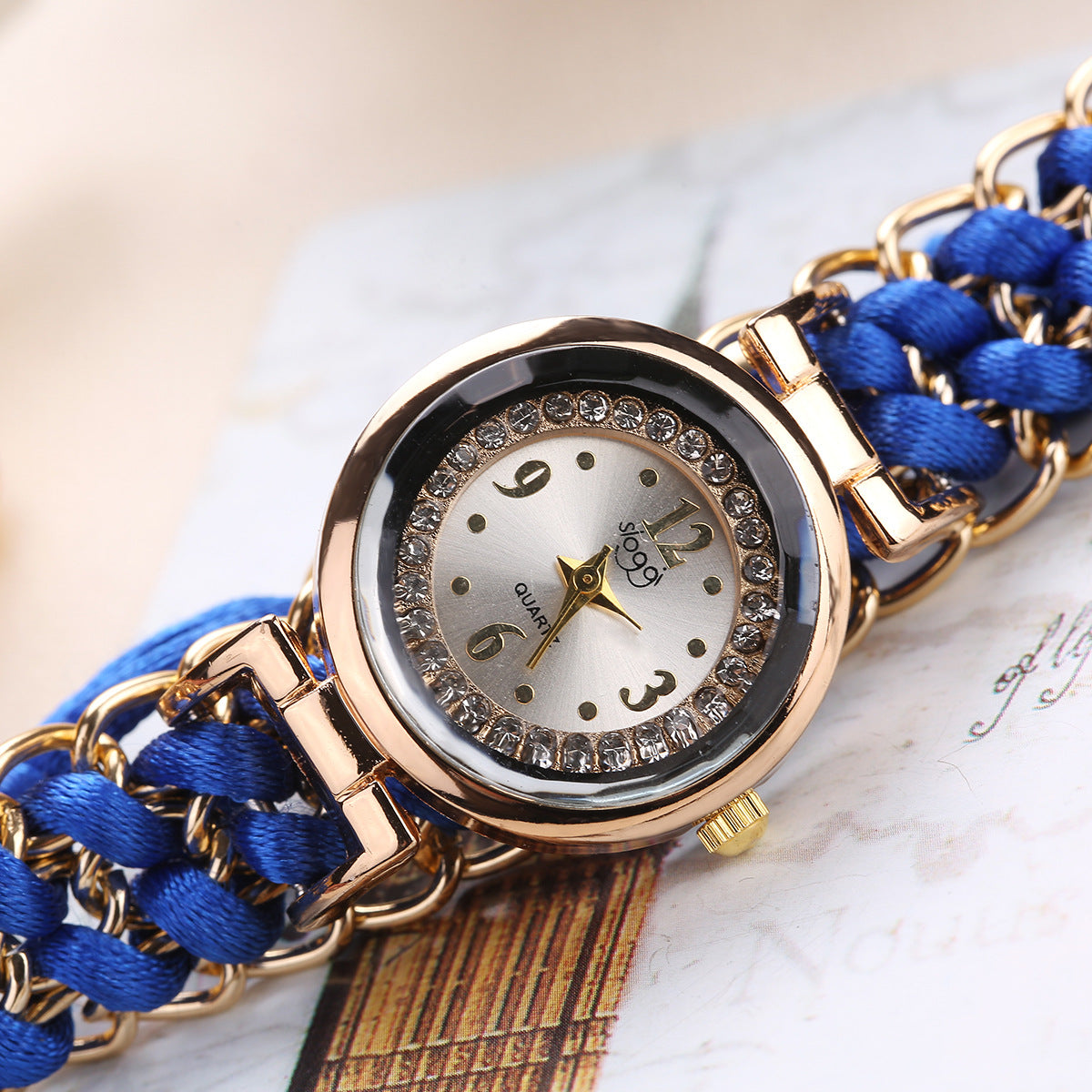 Fashion Leisure High Quality Woman Watch Women Knitting Rope Chain