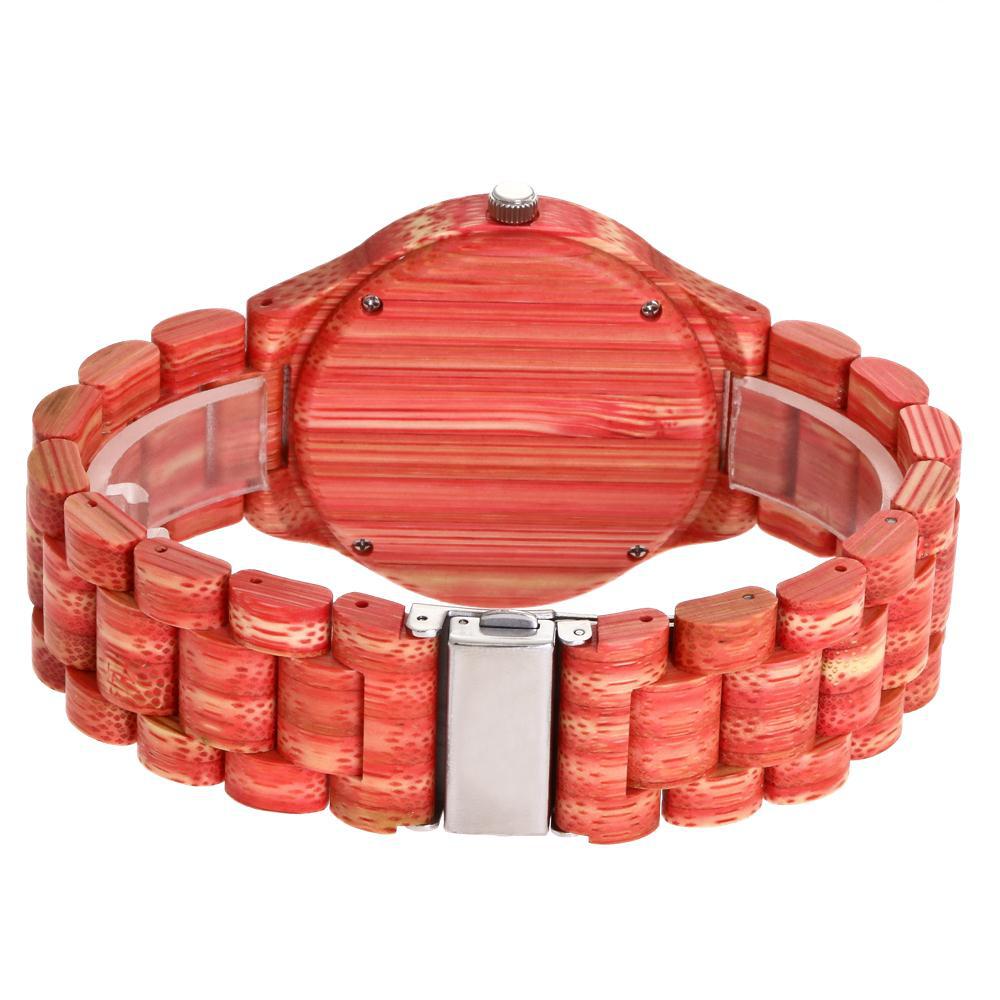 Colorful bamboo watch