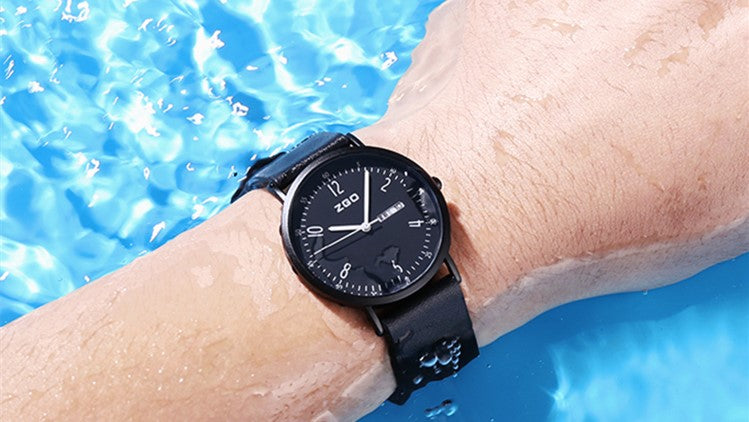 Junior high school waterproof mechanical quartz watch