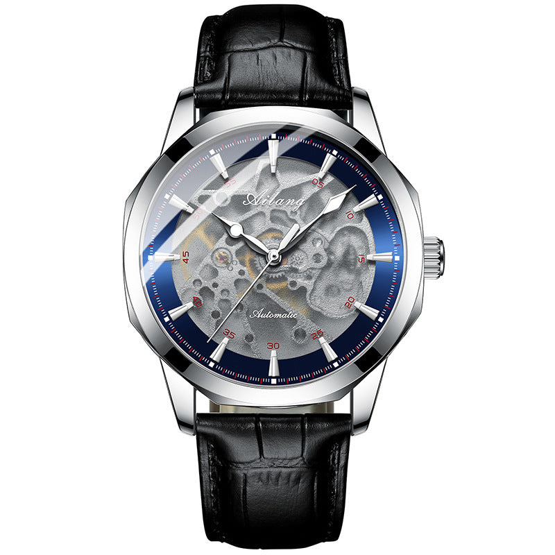 Men's Automatic Fully Hollow Mechanical Watch