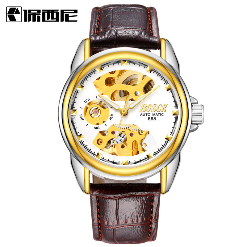 Pausini automatic mechanical watches Mens watch