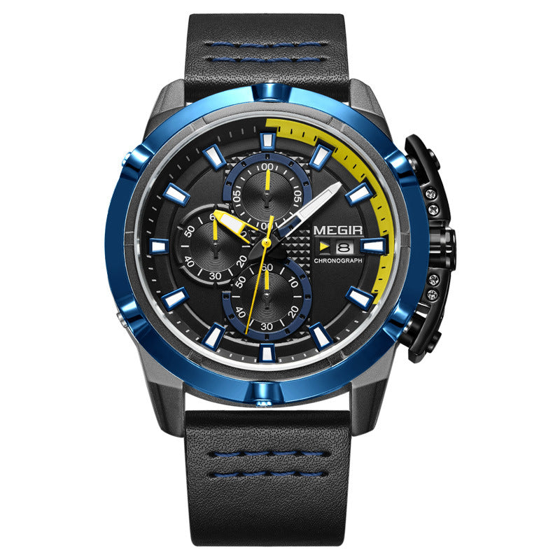 Multifunctional chronograph calendar quartz watch