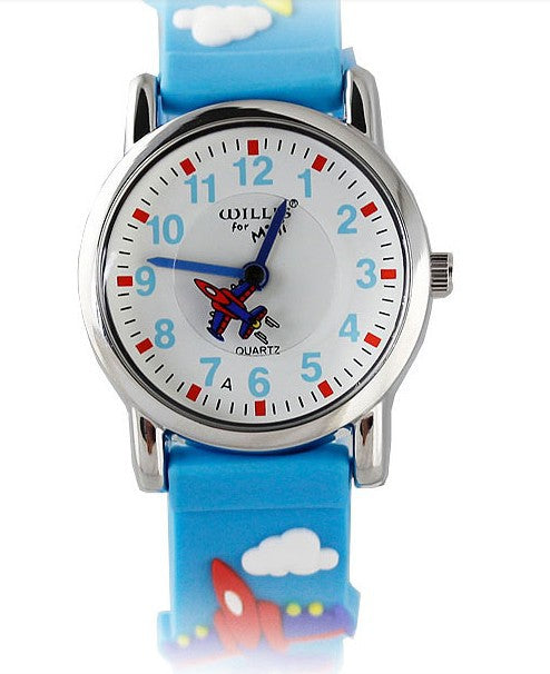 Children cartoon silicone watch