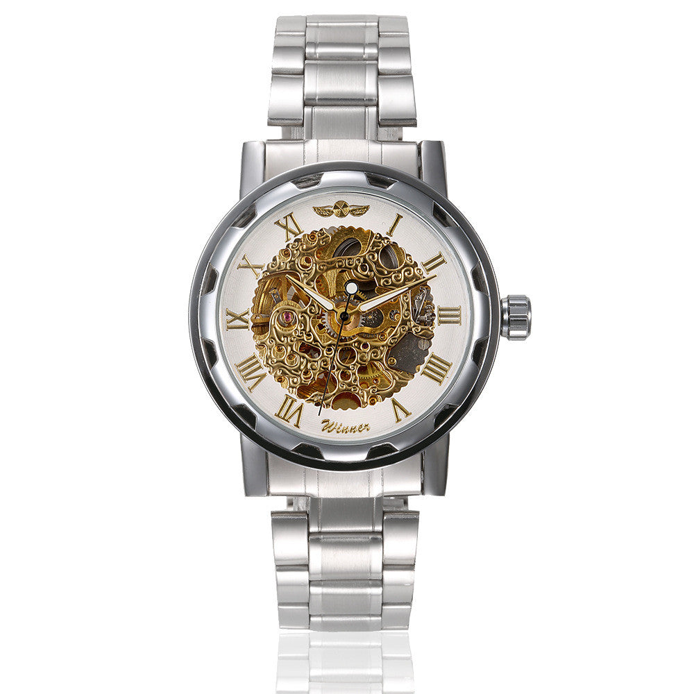 Men's Digital Skeleton Mechanical Watch