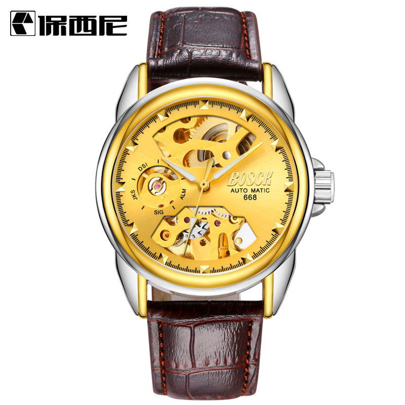 Pausini automatic mechanical watches Mens watch