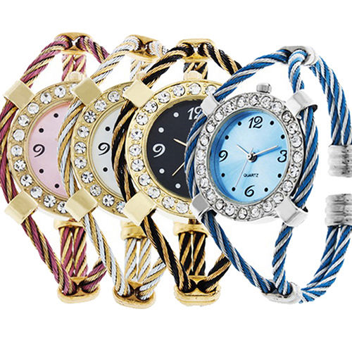 Ribbon ladies bracelet watch