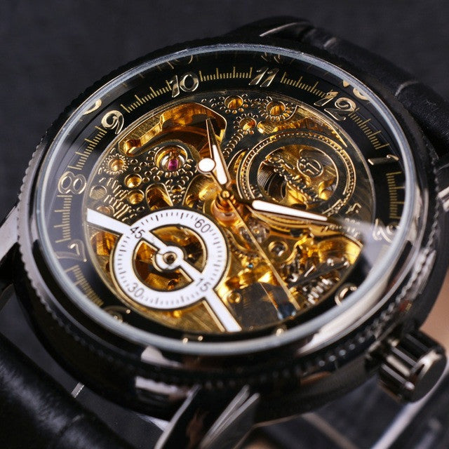 Leisure hollow automatic mechanical watch