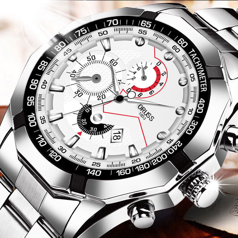 Men's Hollow Automatic Movement Luminous Waterproof Watch