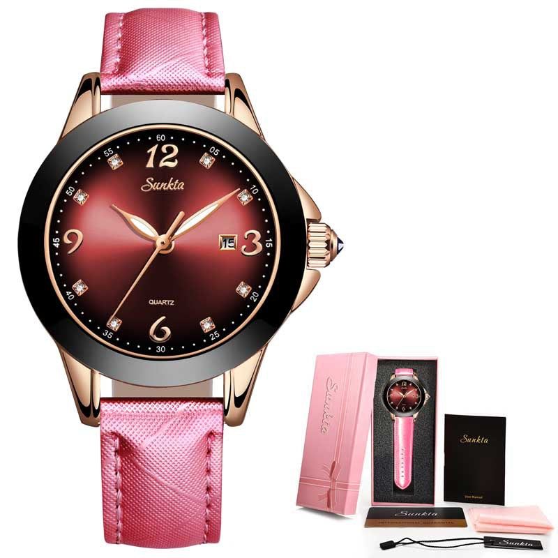 Fashion Women's Watch Luxury Ceramic Analog Watch