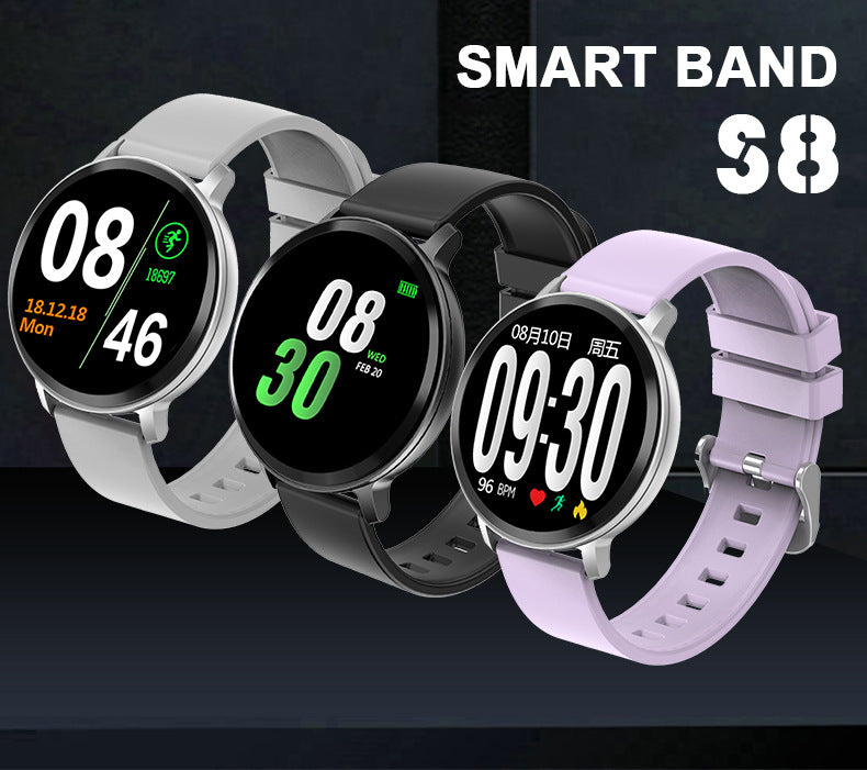 S8 Smart Bracelet Fitness Tracker Heart Rate Waterproof