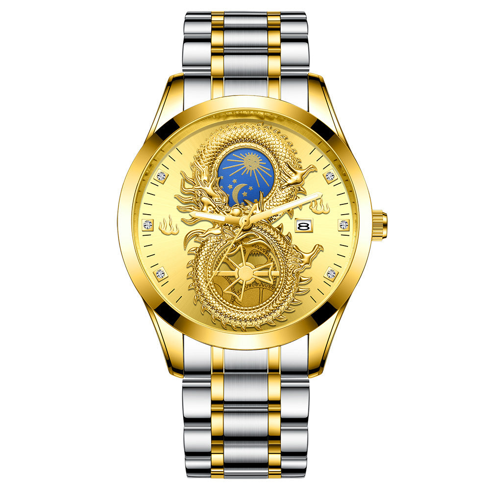 Watch Men's Non-Mechanical Watch Men's Waterproof Couple Watch