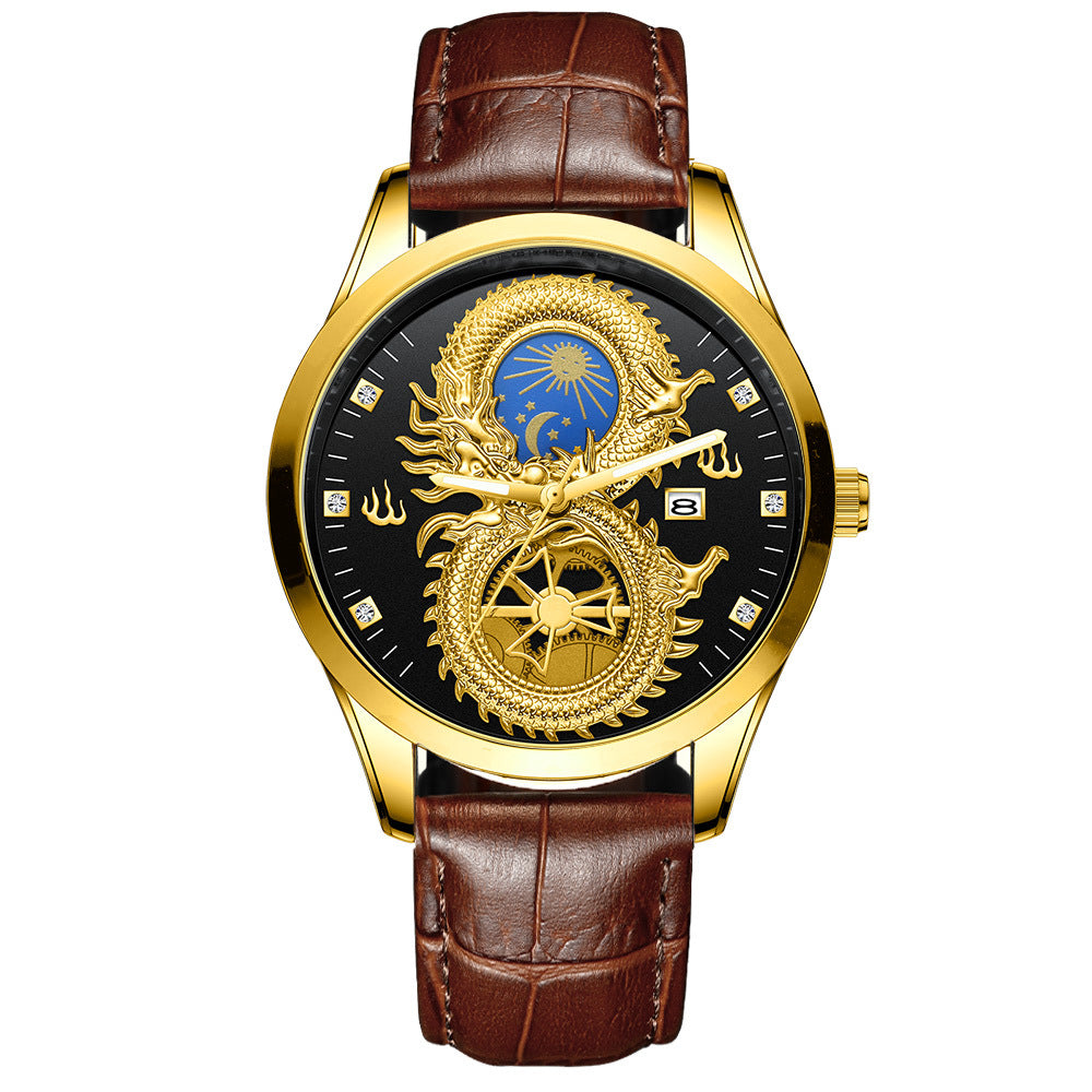 Watch Men's Non-Mechanical Watch Men's Waterproof Couple Watch