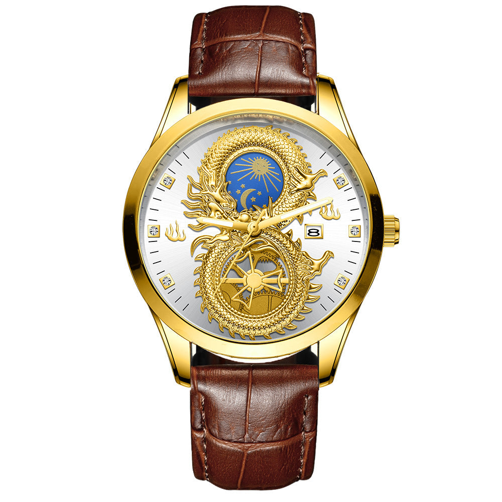 Watch Men's Non-Mechanical Watch Men's Waterproof Couple Watch