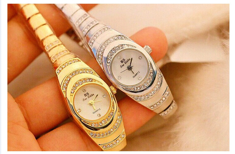 Ladies Gold Watch Diamond Wristwatch Female Fashion