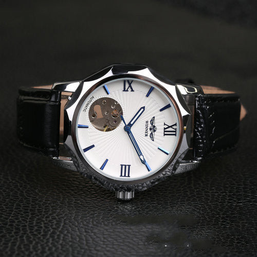 Men's Casual Hollow Automatic Mechanical Watch