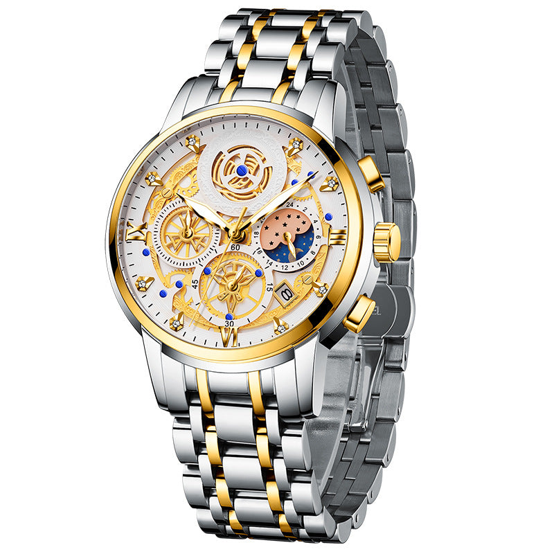 New Fashion Mens Watch Stainless Steel Top Brand Luxury